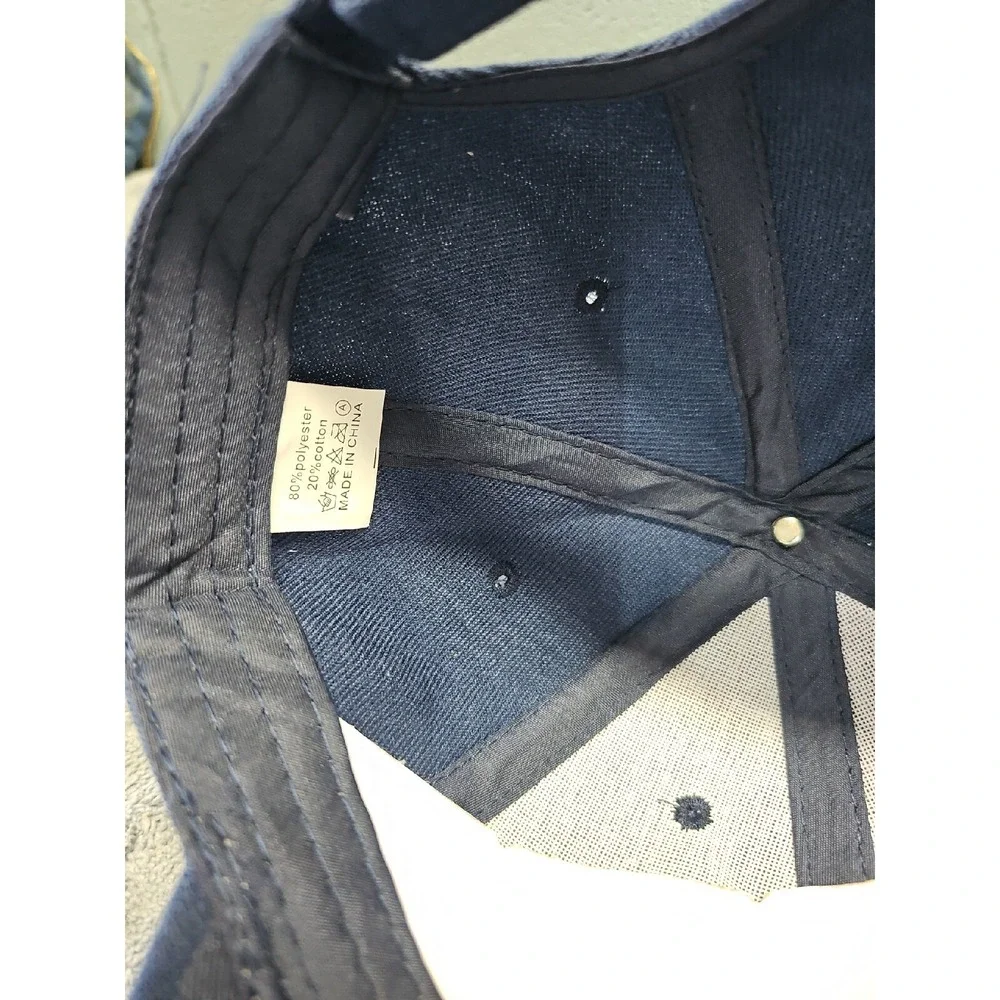 U.S NAVY VETERAN‎ HAT BALLCAP Blue New Navy Veteran on bill